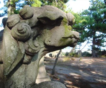 猛島神社 狛犬