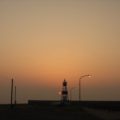 島原海浜公園 朝焼け 日の出 灯台