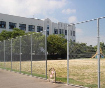 第三小学校と白山公園