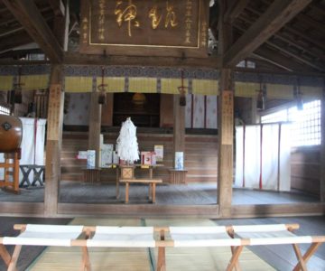 猛島神社　拝殿