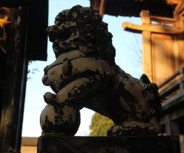 馬頭観音中原神社　狛犬