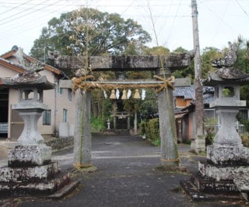 湯江温泉神社　鳥居