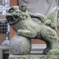 湯江温泉神社　狛犬