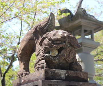 高城神社　狛犬