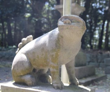 吾妻温泉神社　狛犬