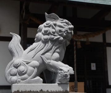 八幡神社　狛犬