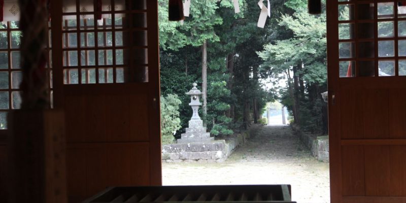 大野温泉神社　拝殿
