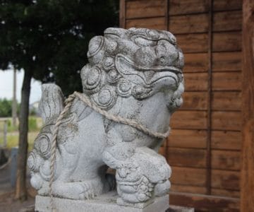 海神社　狛犬