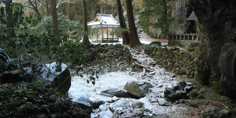 岩戸神社　滝壺