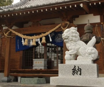 水原神社　狛犬