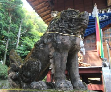 有明温泉神社　狛犬