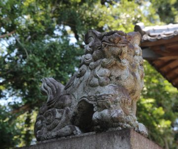 有家温泉神社　狛犬