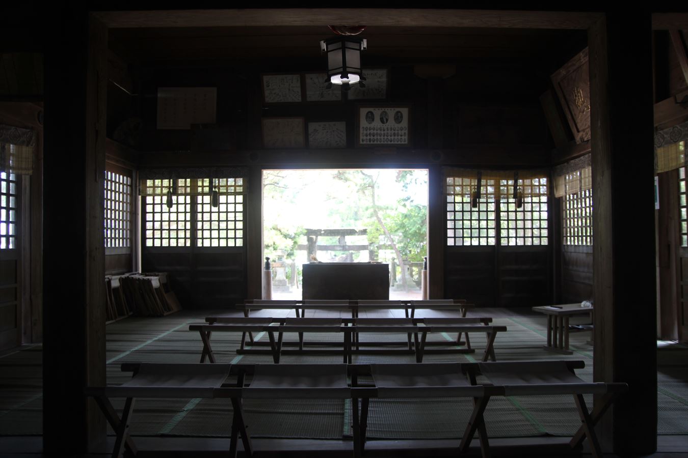 猛島神社　拝殿