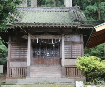 烏兎神社　拝殿