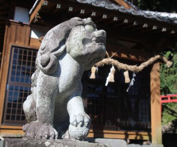 生穂神社　狛犬