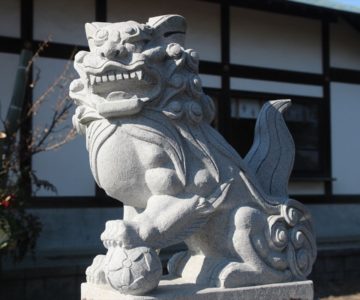 八幡神社　狛犬