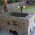 大野温泉神社　手水鉢