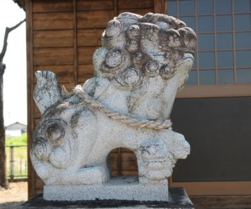 海神社　狛犬