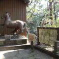 馬の像　猿場稲荷神社