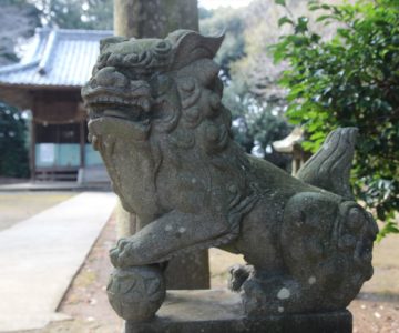 狭田神社　狛犬