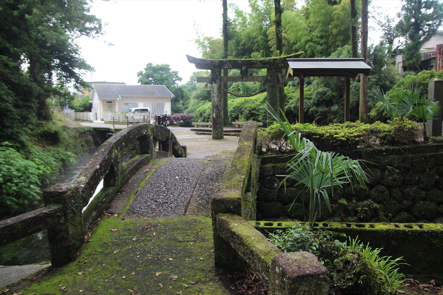 江里神社　石橋